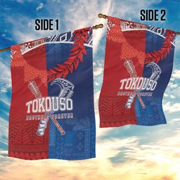 TokoUso Tonga and Samoa Garden Flag Warriors War Clubs