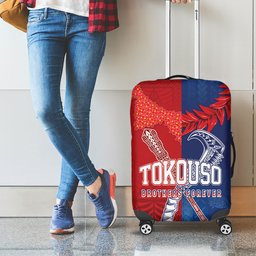 TokoUso Tonga and Samoa Luggage Cover Warriors War Clubs