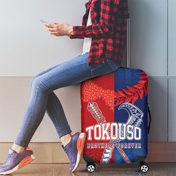 TokoUso Tonga and Samoa Luggage Cover Warriors War Clubs