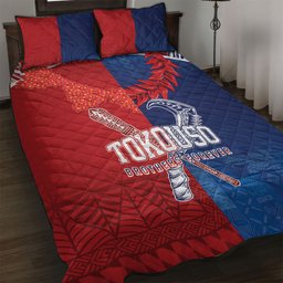 TokoUso Tonga and Samoa Quilt Bed Set Warriors War Clubs