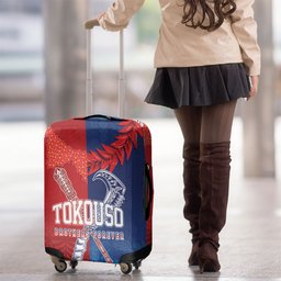 TokoUso Tonga and Samoa Luggage Cover Warriors War Clubs