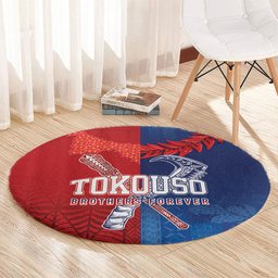 TokoUso Tonga and Samoa Round Carpet Warriors War Clubs