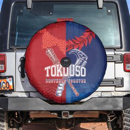 TokoUso Tonga and Samoa Spare Tire Cover Warriors War Clubs