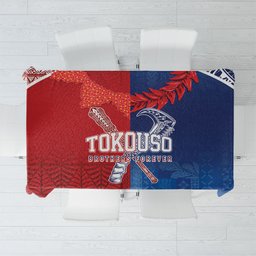 TokoUso Tonga and Samoa Tablecloth Warriors War Clubs