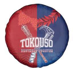 TokoUso Tonga and Samoa Spare Tire Cover Warriors War Clubs