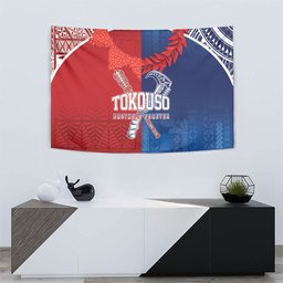 TokoUso Tonga and Samoa Tapestry Warriors War Clubs