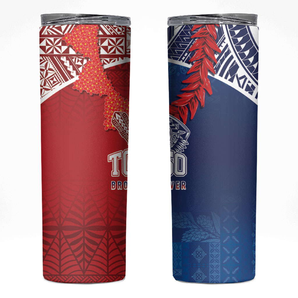 TokoUso Tonga and Samoa Skinny Tumbler Warriors War Clubs