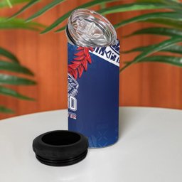 TokoUso Tonga and Samoa 4 in 1 Can Cooler Tumbler Warriors War Clubs