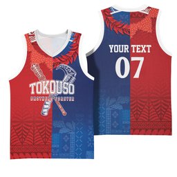 TokoUso Custom Tonga and Samoa Basketball Jersey Warriors War Clubs