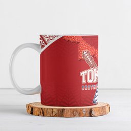 TokoUso Tonga and Samoa Ceramic Mug Warriors War Clubs