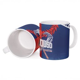 TokoUso Tonga and Samoa Ceramic Mug Warriors War Clubs