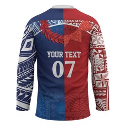 TokoUso Custom Tonga and Samoa Hockey Jersey Warriors War Clubs