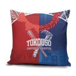 TokoUso Tonga and Samoa Pillow Cover Warriors War Clubs