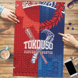 TokoUso Tonga and Samoa Puzzle Warriors War Clubs