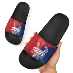 TokoUso Tonga and Samoa Slide Sandals Warriors War Clubs