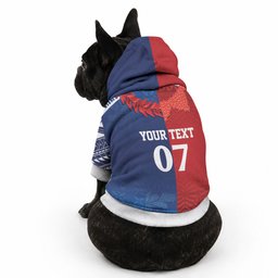 TokoUso Custom Tonga and Samoa Pet Hoodie Warriors War Clubs
