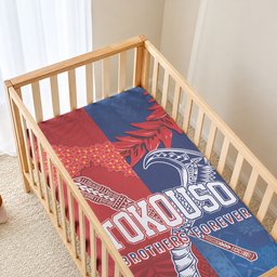 TokoUso Tonga and Samoa Baby Bed Cover Warriors War Clubs