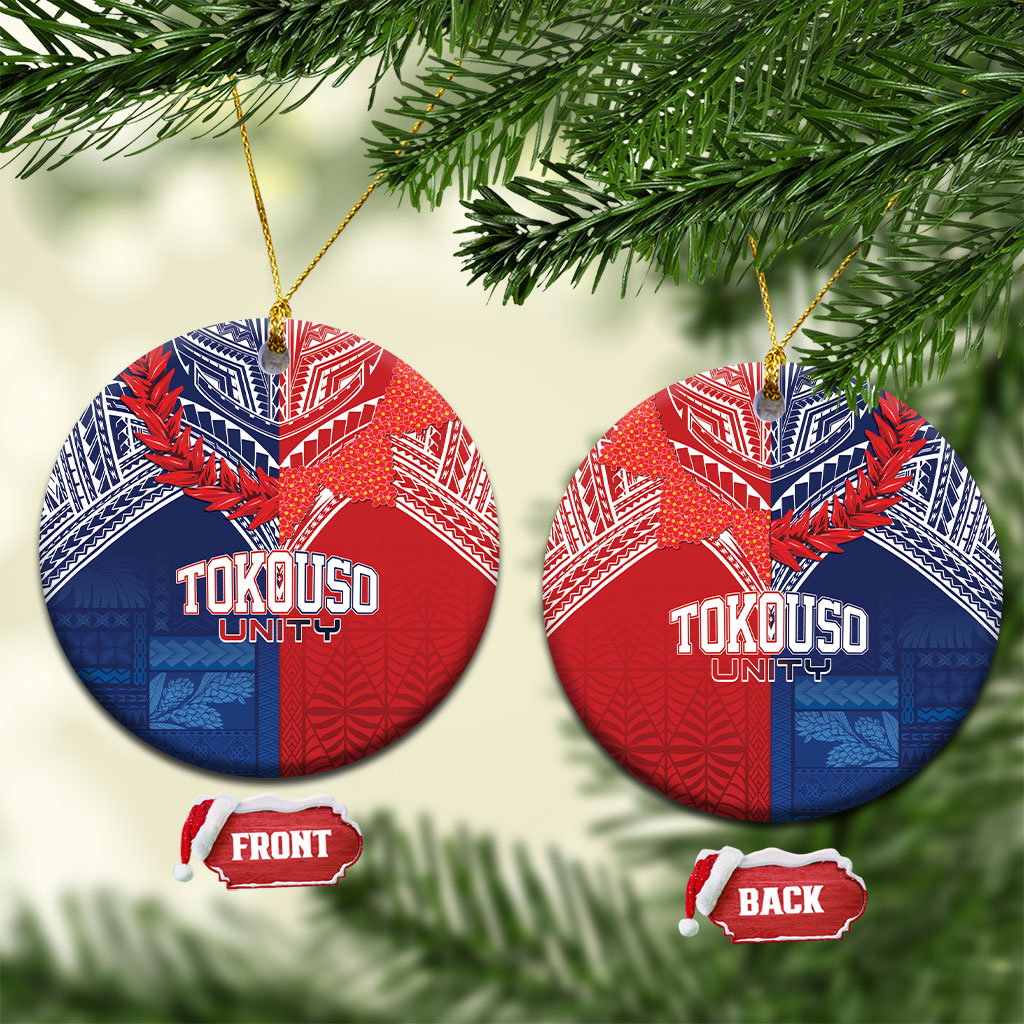 TokoUso Tonga Samoa Brothers Forever Ceramic Ornament Ulafala and Heilala Unity