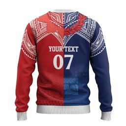 TokoUso Tonga Samoa Brothers Forever Custom Ugly Christmas Sweater Ulafala and Heilala Unity