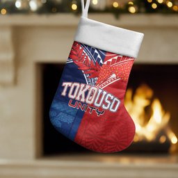 TokoUso Tonga Samoa Brothers Forever Christmas Stocking Ulafala and Heilala Unity