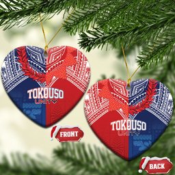 TokoUso Tonga Samoa Brothers Forever Ceramic Ornament Ulafala and Heilala Unity