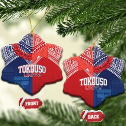 TokoUso Tonga Samoa Brothers Forever Ceramic Ornament Ulafala and Heilala Unity