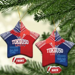 TokoUso Tonga Samoa Brothers Forever Ceramic Ornament Ulafala and Heilala Unity