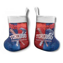 TokoUso Tonga and Samoa Christmas Stocking Warriors War Clubs