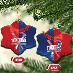 TokoUso Tonga and Samoa Ceramic Ornament Warriors War Clubs
