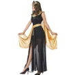 Gold Sexy Egyptian Cleopatra Costume Suit Ladies Cleopatra Roman Toga Robe Greek Goddess Fancy Dress Costume Outfits