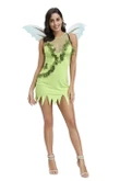 Adult Tinker Bell Dress with Wing Princess Fairy Costume for Women Cosplay Carnival Halloween Party Dress Up