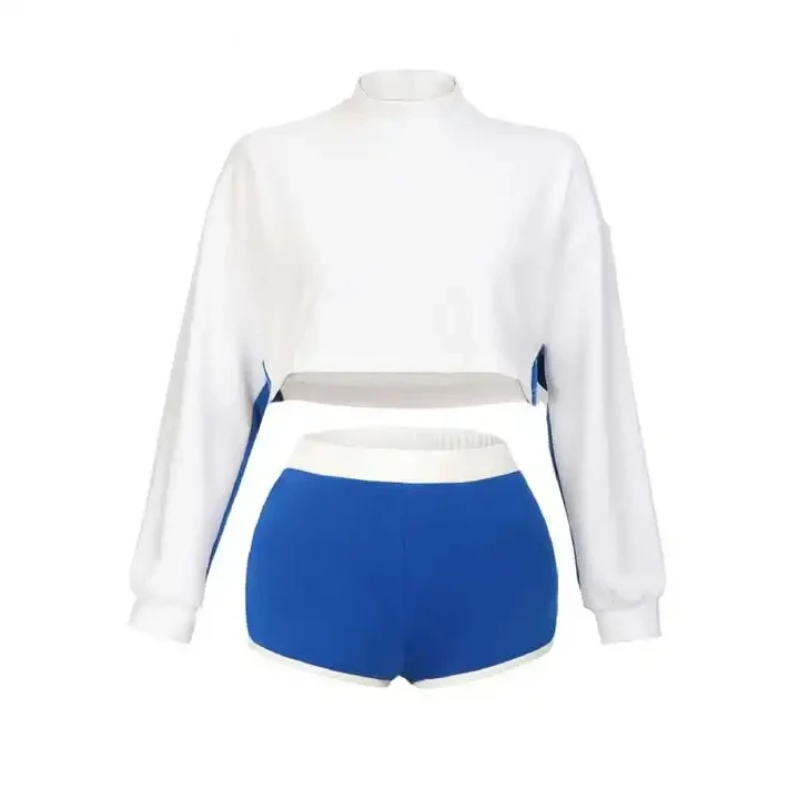 Weird Science Lisa Cosplay Cheerleader Costume for Women US Size Japanese High-waisted shorts Schoolgirl Uniform