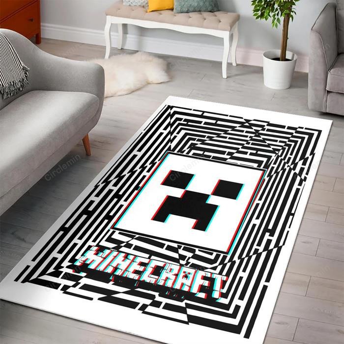 Minecraft Poster Rug - Custom Size And Printing - Circlemin