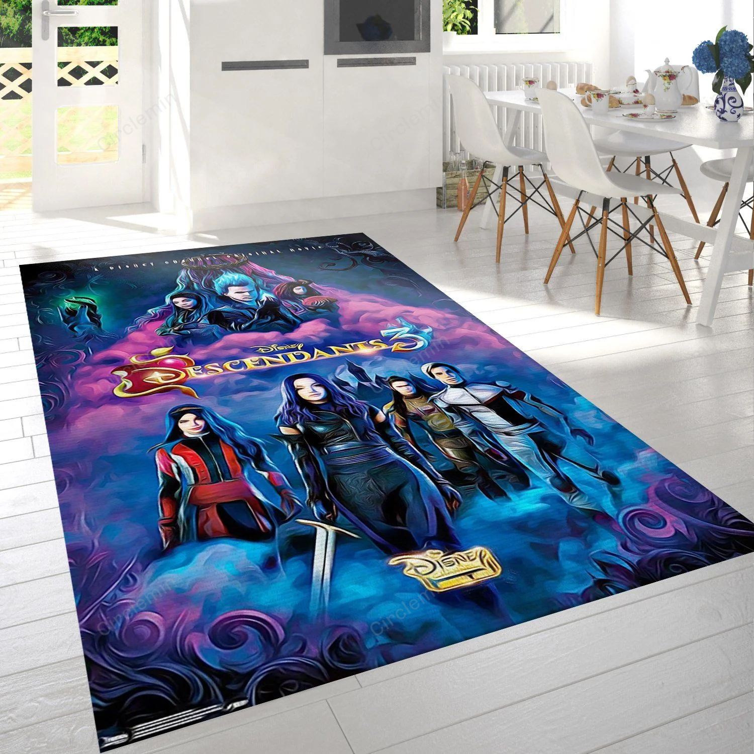 The Descendants Disney Rug Custom Size And Printing - Circlemin