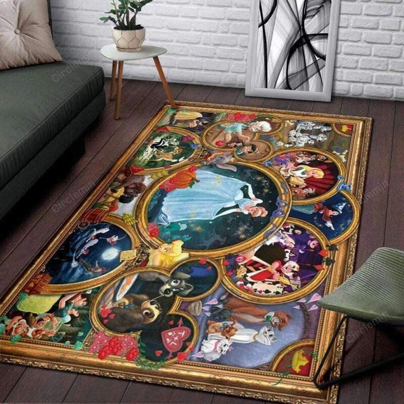 Disney Characters Decorative Floor Rug - Circlemin