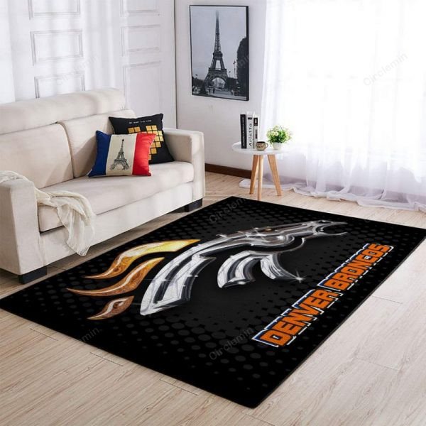 Denver Broncos Area Limited Edition Rug Carpet Nfl Football Team Floor ...