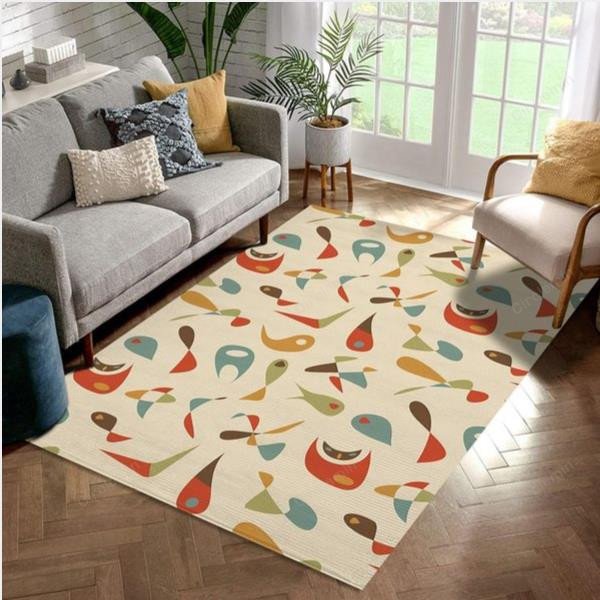 Midcentury Pattern 106 Area Rug Living Room And Bedroom Rug Christmas ...