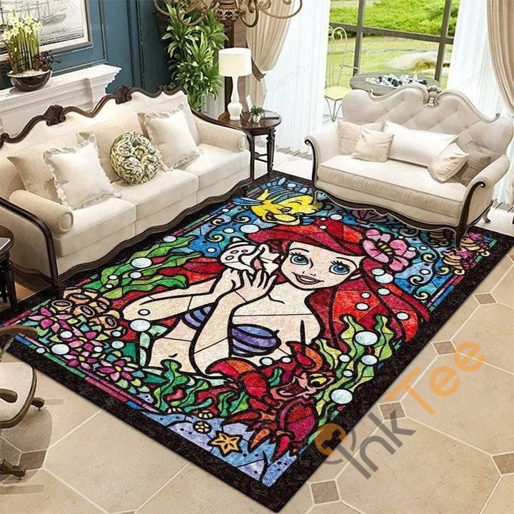 Wdw Decor Rugs Little Mermaid Disney Floor Decor Incredible Movies Lover Christmas ...