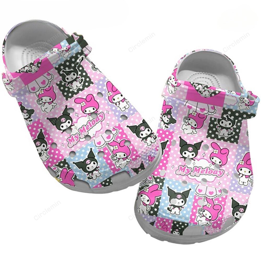 Soft And Durable Clogs Kuromi My Melody Cute Clogs For Kids And Adults ...