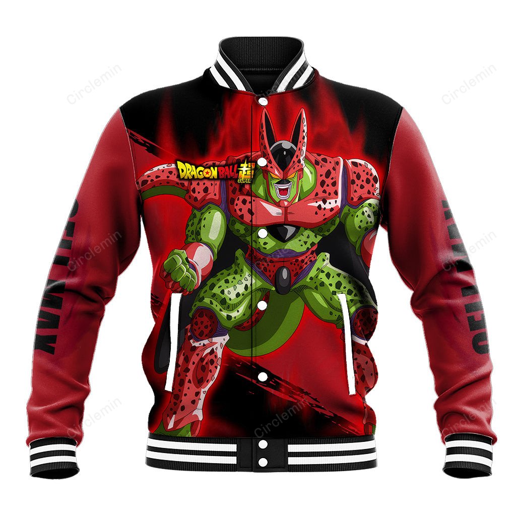 Cell Max Super - Dragon Ball Baseball Jacket Ts04 - Hearthtops Store ...
