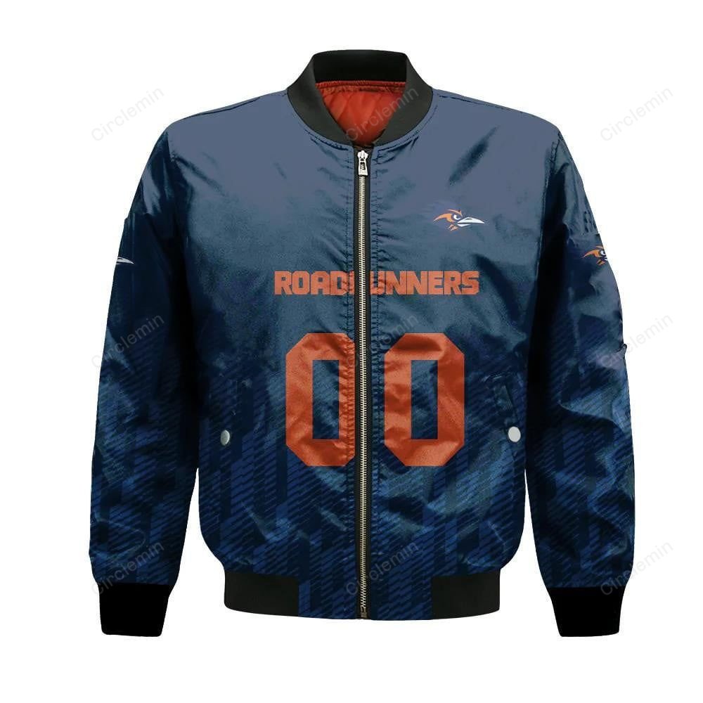 Utsa Jacket Utsa Roadrunners Bomber Jacket 3D Printed Team Logo Custom Text And ...