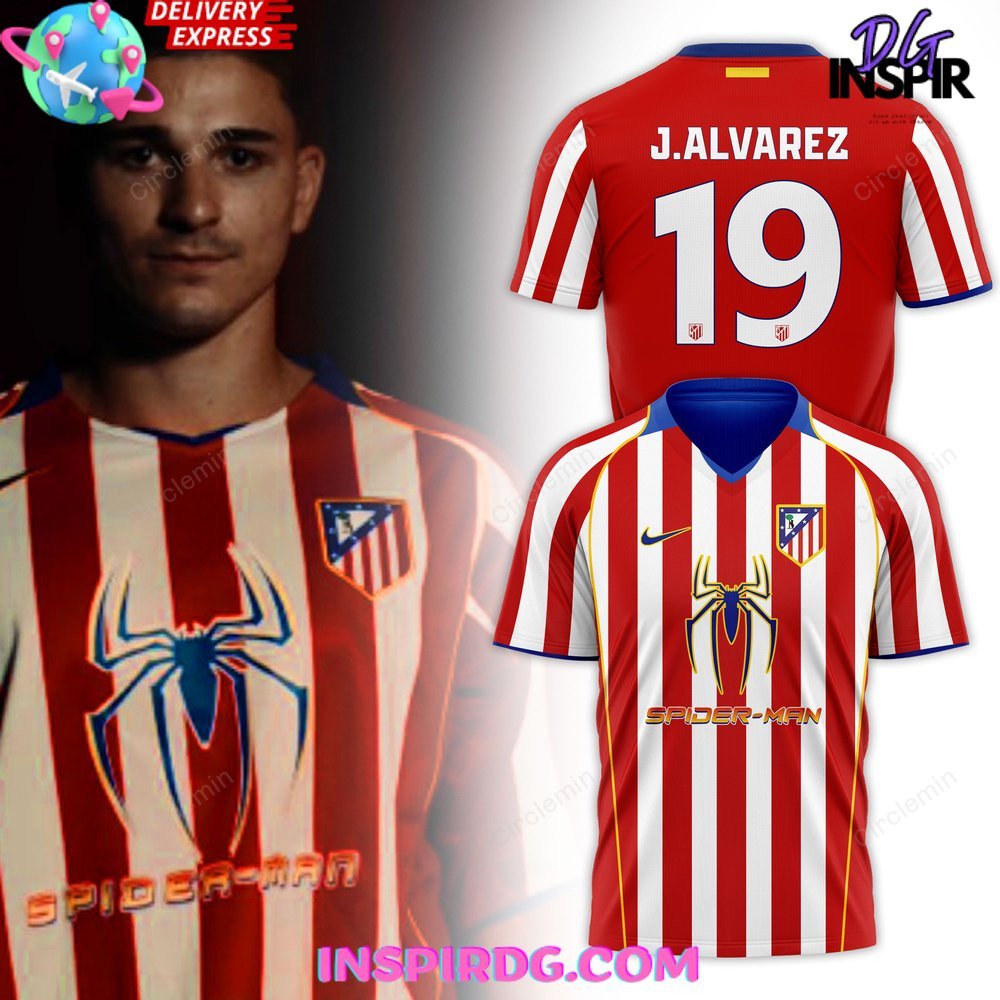 Atl tico de Madrid Spider Man Jersey - InspirDG - Circlemin