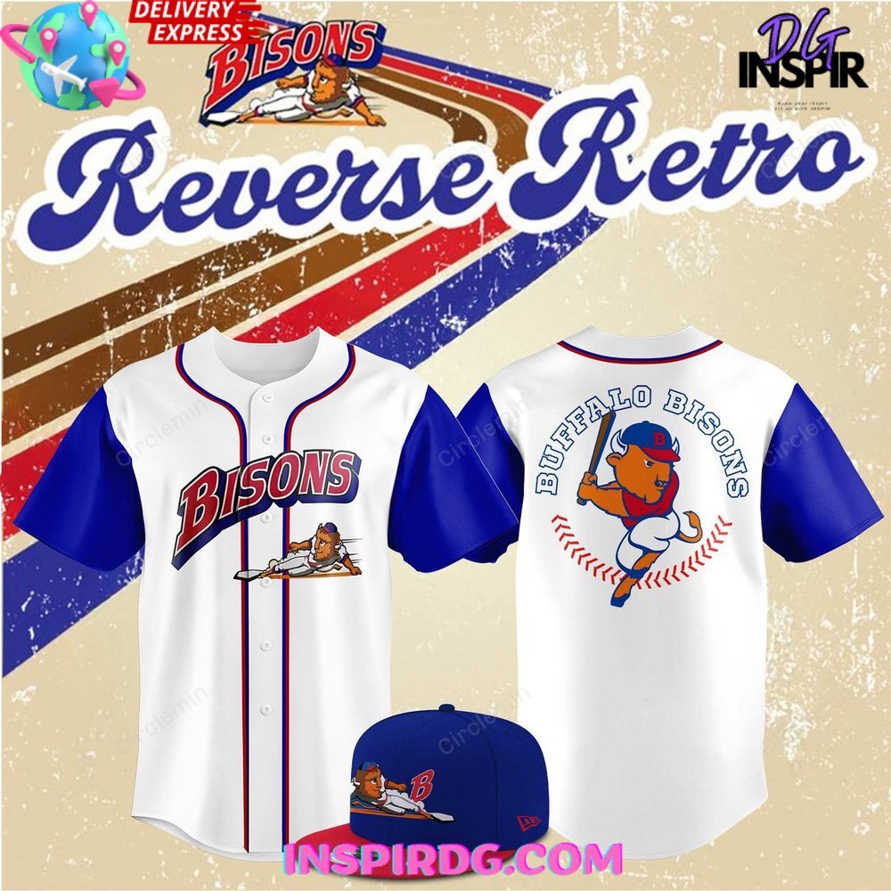 Buffalo Bisons Reverse Retro 2025 Baseball Jersey - InspirDG - Circlemin