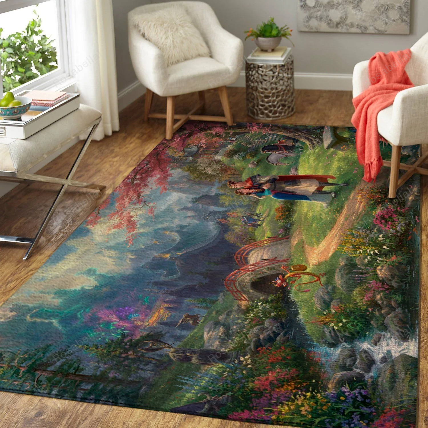 Wdw Decor Rugs Mulan Disney Princess Area Rugs Disney Cartoons Carpet Living Room ...