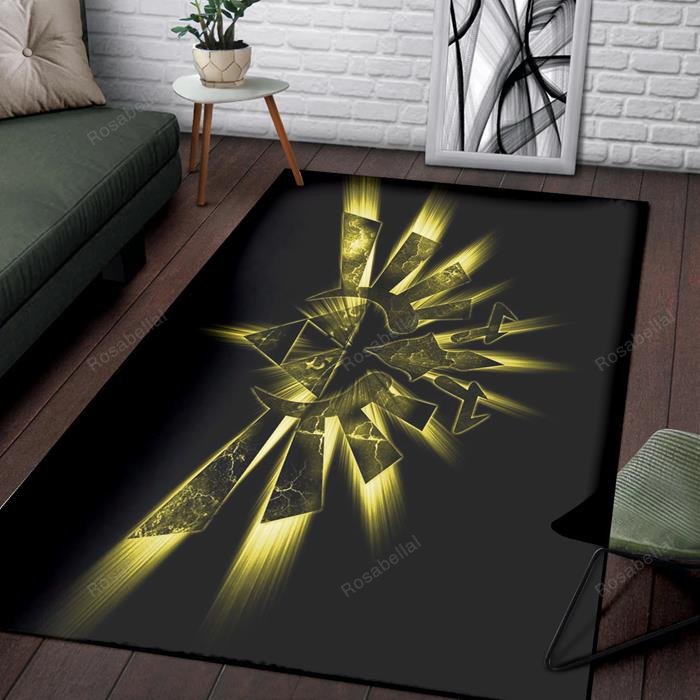 Zelda Hyrule Emblem Rug - Custom Size And Printing - Rosabellal