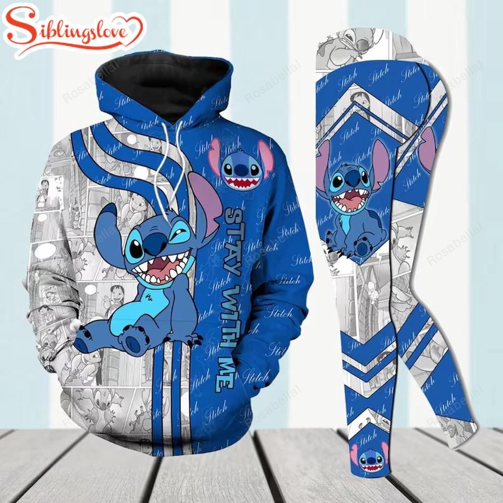Stay With Me Stitch Hoodie Legging Set HLS1507