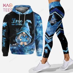 Love Needs No Words Hoodie And Leggings Set HLS1507