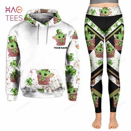 Personalized Baby Yoda Hoodie Leggings 3D Set HLS1507