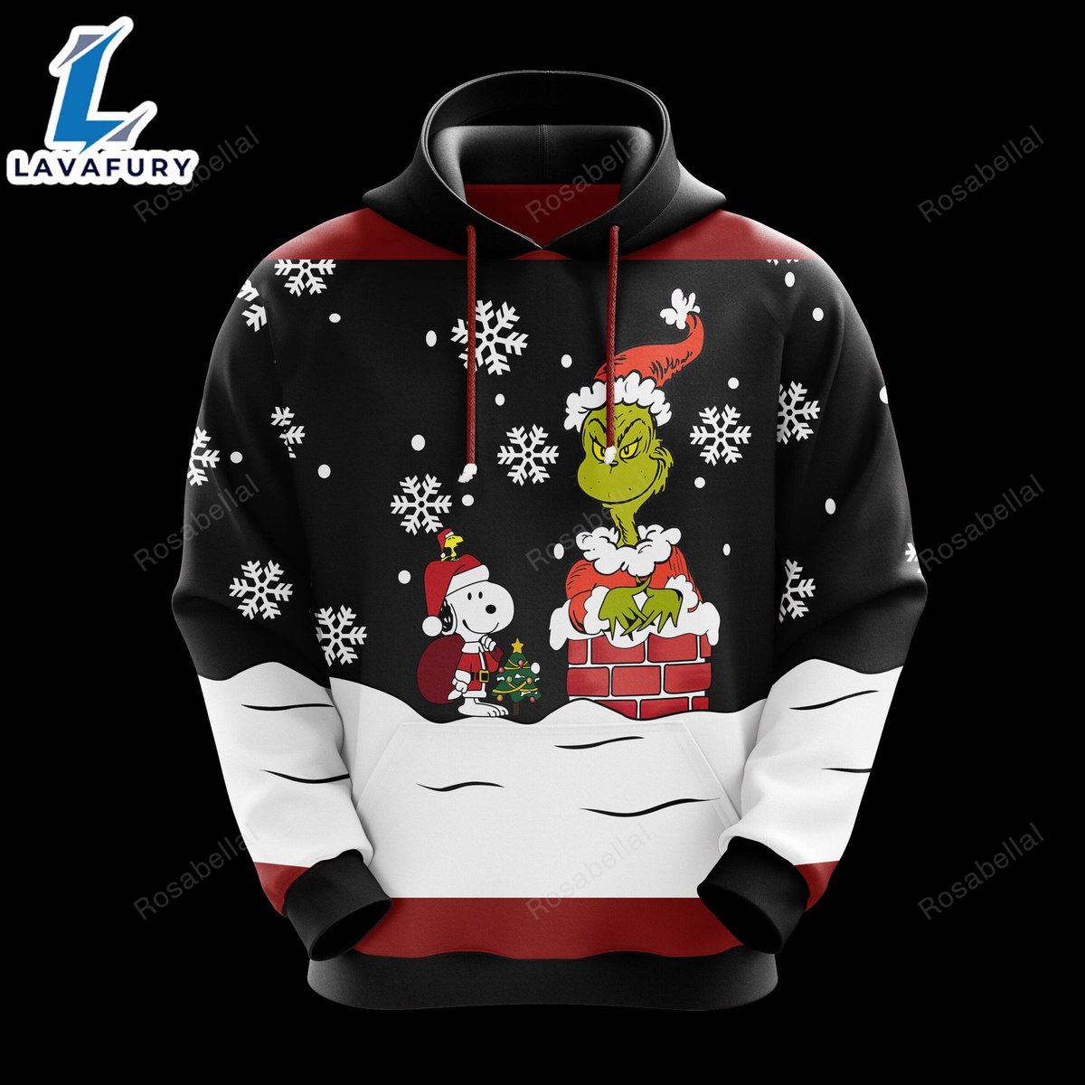 Peanuts And Monster Grinch Hoodie Amazing Gift Idea Christmas Gift HLS1507