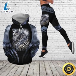 Unicorn Skull Hoodie & Leggings Set HN HLS1507